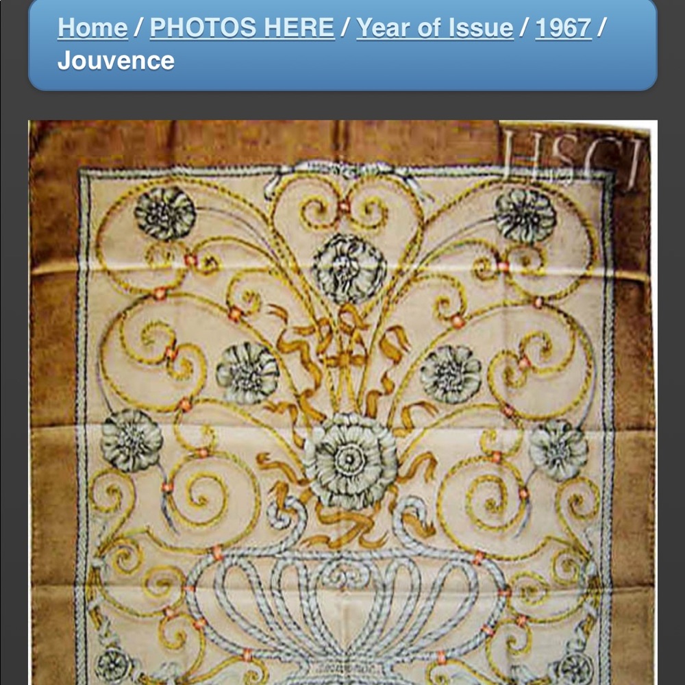 1967 HERMES JOUVENCE SCARF - Picture 5 of 7